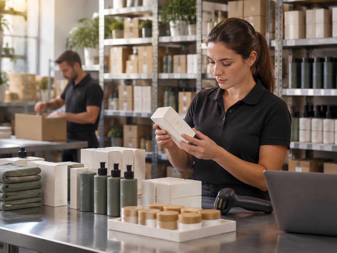 Consumer products undergoing a quality review